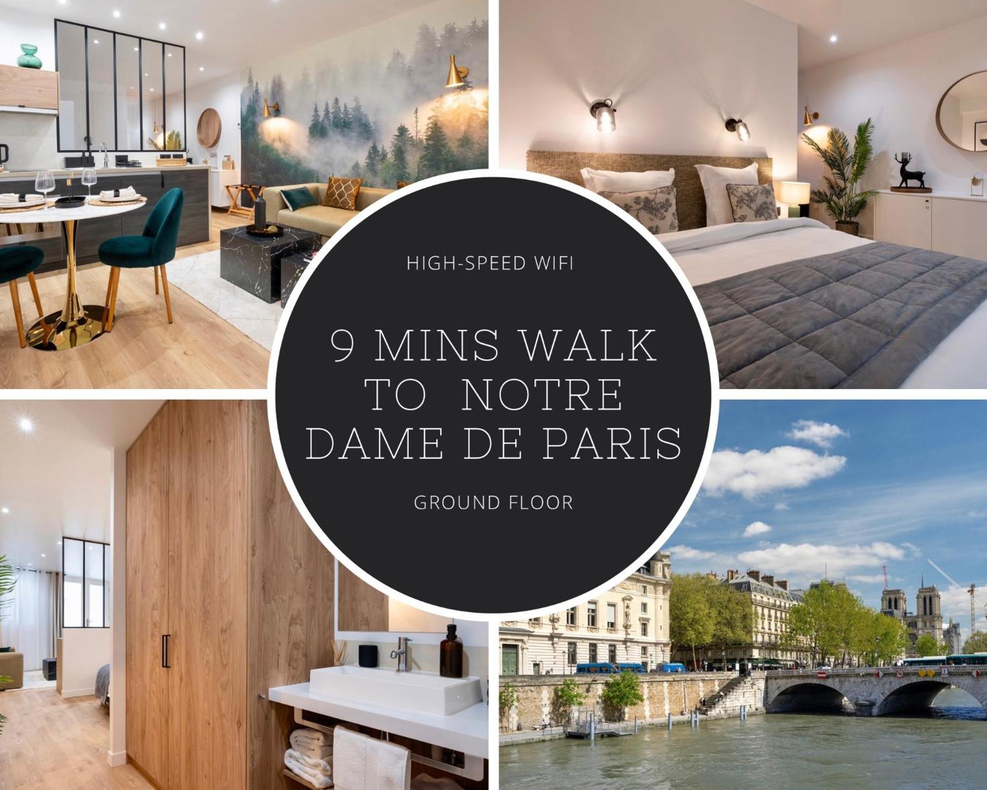 Appartement Cosy A 9 Min A Pied De La Cathedrale Notre Dame Paryż Zewnętrze zdjęcie