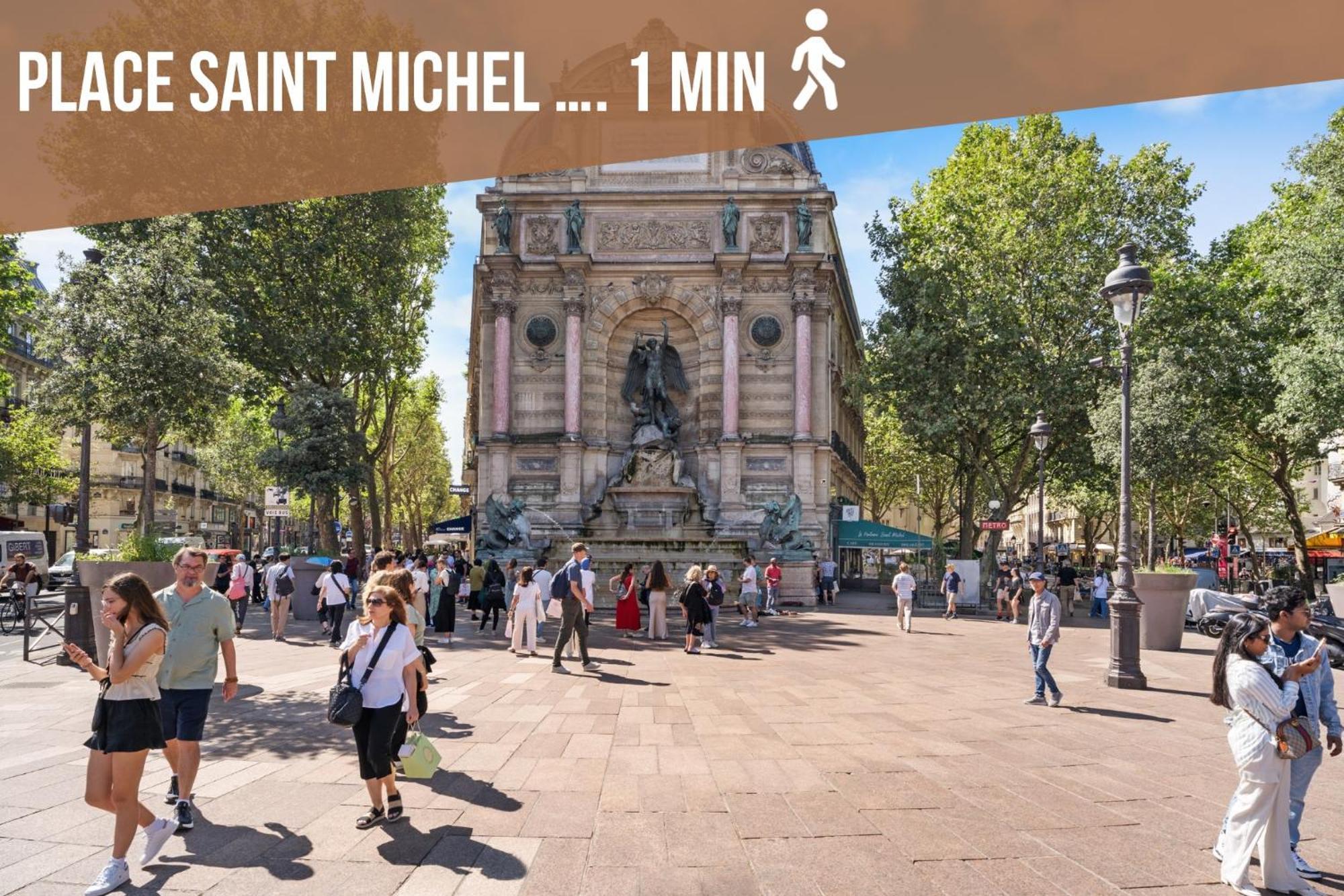 Appartement Cosy A 9 Min A Pied De La Cathedrale Notre Dame Paryż Zewnętrze zdjęcie